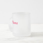 ナースの週はギフトを個人化します フロストグラスマグカップ (正面左)