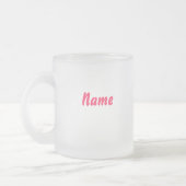 ナースの週はギフトを個人化します フロストグラスマグカップ (左)