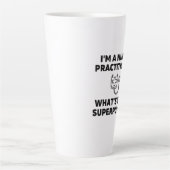 ナースの開業医は、あなたの超大国 カフェラテマグ (正面)