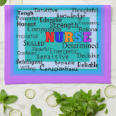 ナースの陽性は台所タオルを言い表わします キッチンタオル (折り畳み)