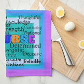 ナースの陽性は台所タオルを言い表わします キッチンタオル (四つ折り)