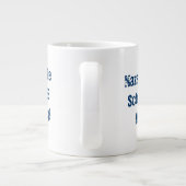 ナースの麻酔のマグのナザレの病院の学校 ジャンボコーヒーマグカップ (裏面)