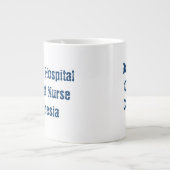 ナースの麻酔のマグのナザレの病院の学校 ジャンボコーヒーマグカップ (正面)