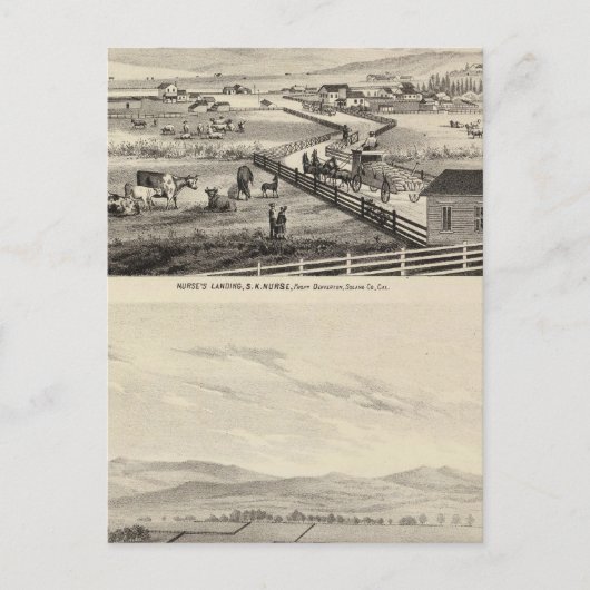 ナースのLdg、ターナーランチ ポストカード (正面)