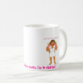 ナースのRoxiのマグ充満ナースは私が担当していることを意味します! コーヒーマグカップ (正面右)