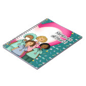 ナースはすべてハートギフト ノートブック (左側)