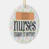 ナースはそれをの包帯よりよくさせます セラミックオーナメント (右)