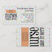 ナースはそれをの包帯よりよくさせます 名刺 (正面/裏面)