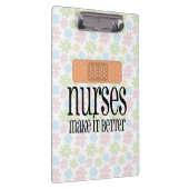 ナースはそれをよりよく、かわいいナースの包帯させます クリップボード (右)