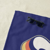 ナースはっきりしたレトロブルービーチタオル ビーチタオル (インサイチュ)