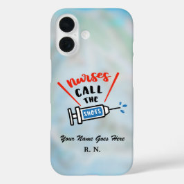 ナースはショット名と次数を呼び出す iPhone 16ケース