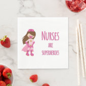 ナースはスーパーヒーロー スタンダードランチョンナプキン (インサイチュ)