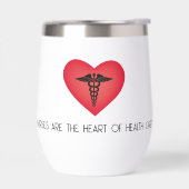 ナースは健康のハートである気に (左面)