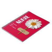 ナースは全てのハートだ。笑顔のデイジーギフトノート ノートブック (左側)