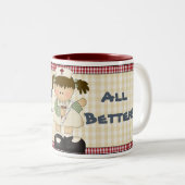 ナースは全てをより良いコーヒーマグにする ツートーンマグカップ (正面右)