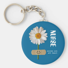 ナースは全ハート。笑顔のデイジープレゼント キーホルダー