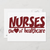 ナースは医療のハート ポストカード (正面/裏面)