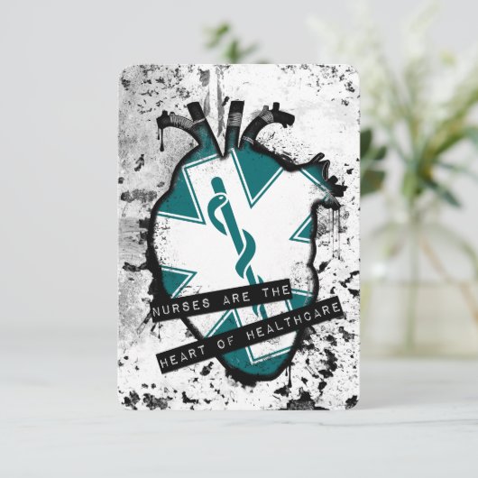 ナースは医療の解剖学的ハートである 招待状 (スタンド正面)