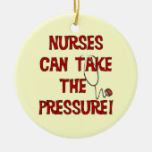 ナースは圧力を取ることができます セラミックオーナメント (正面)