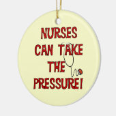 ナースは圧力を取ることができます セラミックオーナメント (左)