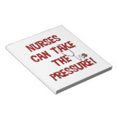 ナースは圧力を受けることができる ノートパッド (アングル)