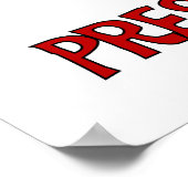 ナースは圧力を受けることができる ポスター (角)