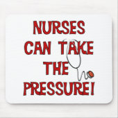 ナースは圧力を受けることができる マウスパッド (正面)