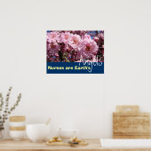 ナースは地球の天使のポスター看護プリント ポスター (キッチン)