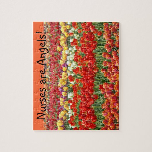 ナースは天使だ!パズルギフトチューリップフェスティバル ジグソーパズル (縦)