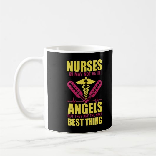 ナースは天使ではない コーヒーマグカップ (左)