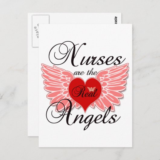 ナースは天使実在だ ポストカード (正面/裏面)