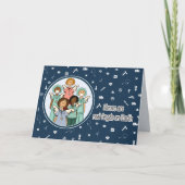 ナースは実在地の天使である サンキューカード (正面)