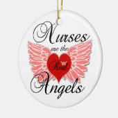 ナースは実質の角度です セラミックオーナメント (左)