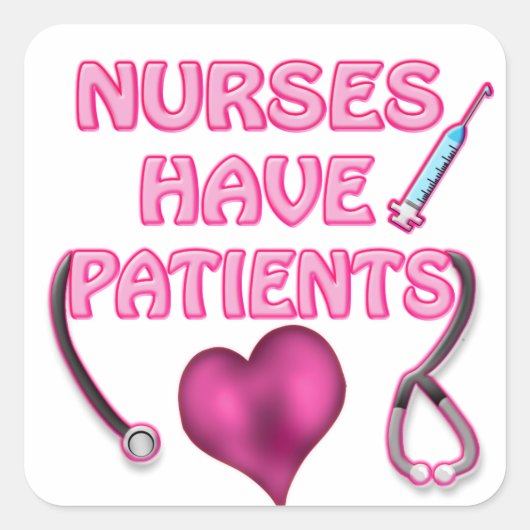 ナースは患者だ! スクエアシール (正面)