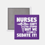 ナースは愚かな事は直せない マグネット (正面/裏面)