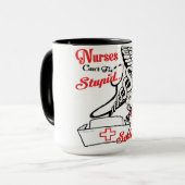 ナースは愚か固定できません… しかし私達はそれを落ち着かせてもいいです! マグカップ (正面左)