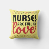 ナースは愛でいっぱいである – ナース クッション (正面)