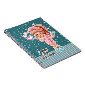 ナースは愛でそれをする。かわいいナース ノートブック (右側)