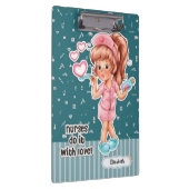 ナースは愛でそれをする。ナース謝礼ギフト クリップボード (右)