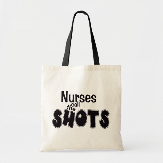 ナースは打撃のバッグを呼びます トートバッグ (正面)