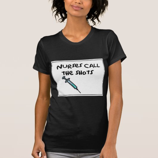 ナースは打撃を呼びます Tシャツ (正面)