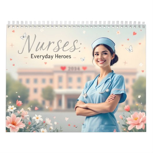 ナースは日々のヒーローである カレンダー (カバー)