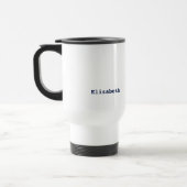 ナースは生活を向上させる。笑顔のデイジー名前をカスタムする トラベルマグ (左)