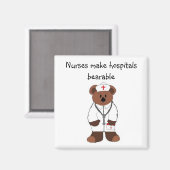 ナースは病院を耐え忍ばせる… マグネット (正面/裏面)