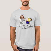 ナースは痛おもしろいいTシャツ Tシャツ (正面)