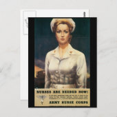 ナースは第二次世界大戦が必要 ポストカード (正面/裏面)