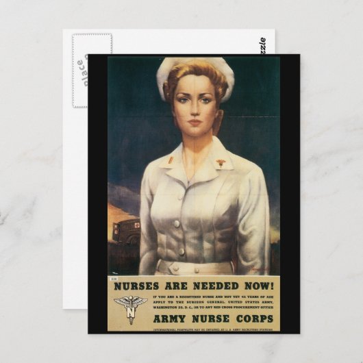 ナースは第二次世界大戦が必要 ポストカード (正面/裏面)