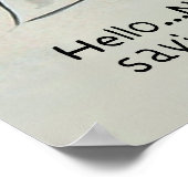 ナースは自分の名前 ポスター (角)