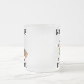 ナースは蜂utifulのマグです フロストグラスマグカップ (中央)