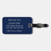 ナースは親切なハートを持っている – ラゲージトートバッグラベル ラゲッジタグ (裏面横)